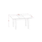 Set Tavolo con Sedie per Sala da Pranzo - Set da Pranzo per Cucina - Design Lakeside Living