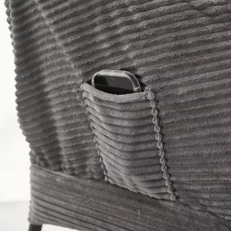 Poltrona Relax, Poltrona Accent Moderna con Pouf
