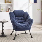 Poltrona Relax, Poltrona Accent Moderna con Pouf