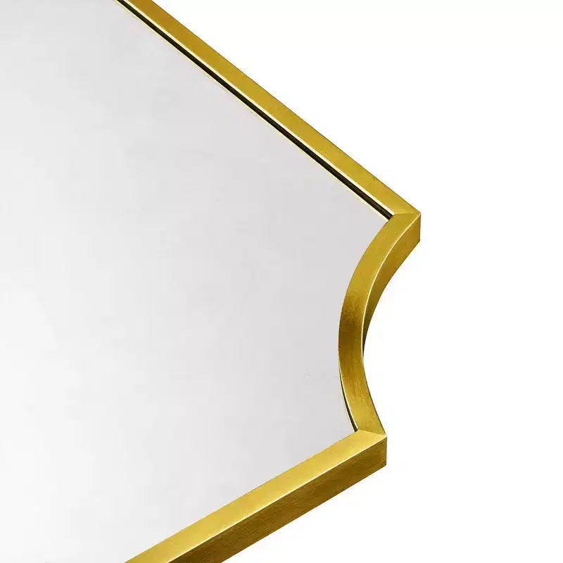 Specchio smerlato Airius dorato spazzolato 24x36
