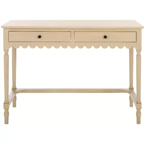 Haven 2 Drawer Desk - DSK5715 - Natural - Safavieh