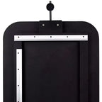Specchio da Parete Penbrook 24x42 con Bordo Lucidato Nero Invecchiato