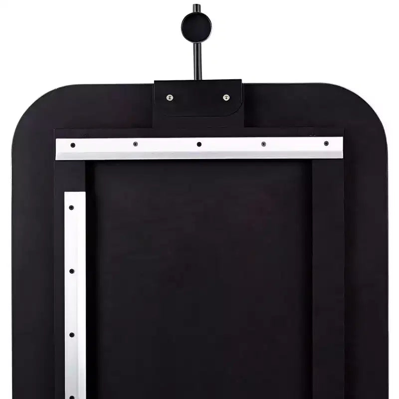 Specchio da Parete Penbrook 24x42 con Bordo Lucidato Nero Invecchiato