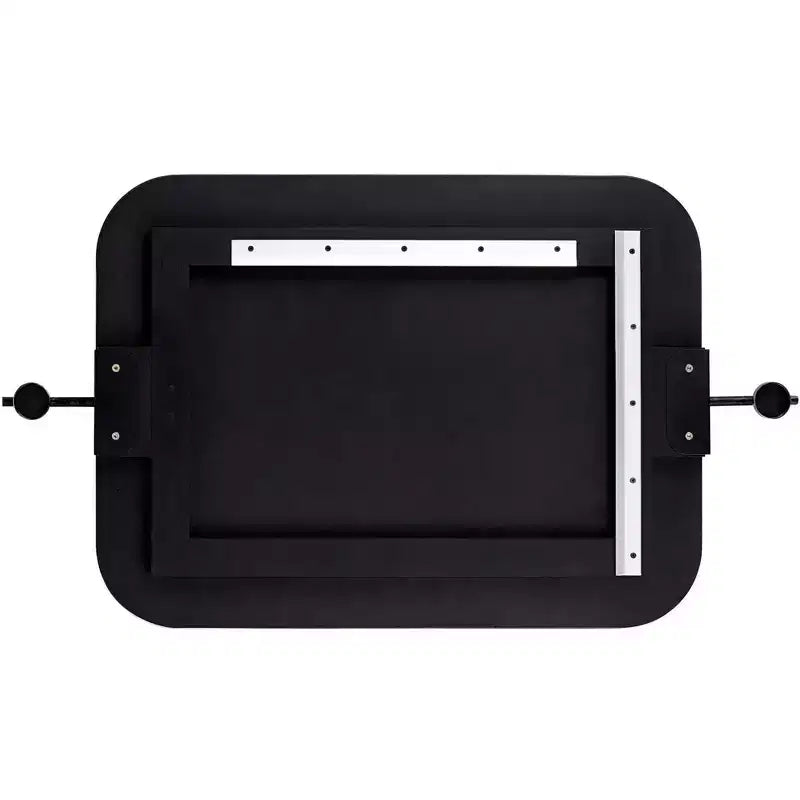 Specchio da Parete Penbrook 24x42 con Bordo Lucidato Nero Invecchiato