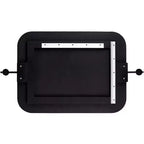 Specchio da Parete Penbrook 24x42 con Bordo Lucidato Nero Invecchiato