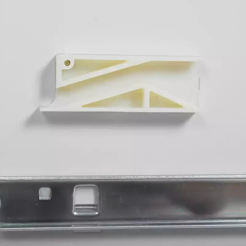 Classificatore verticale in metallo sottile bianco a 3 cassetti da 40H