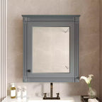 Pensile da bagno 61x68,5 cm con specchio e ripiano regolabile