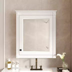 Pensile da bagno 61x68,5 cm con specchio e ripiano regolabile