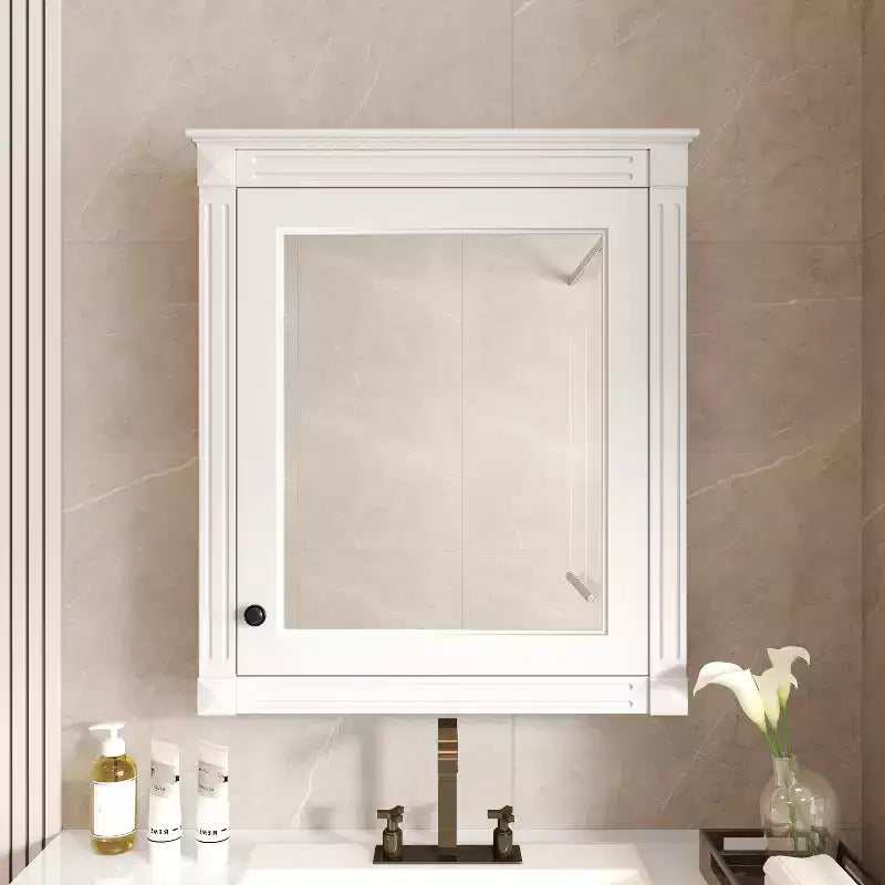 Pensile da bagno 61x68,5 cm con specchio e ripiano regolabile