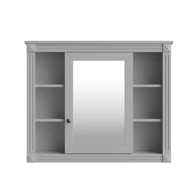 Pensile a specchio 35 x 28 con 6 ripiani aperti