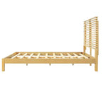 Set Camera da Letto Joy Modern 3 Pezzi in Legno con Testiera e 2 Comodini