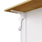 Carrello da Cucina con Isola, Ribaltina, Mobile Contenitore e Ruote