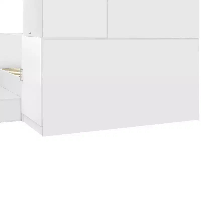 Letto completo con 6 cassetti, scrivania, armadio e guardaroba