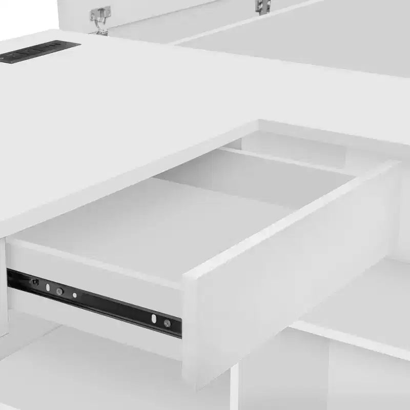 Letto completo con 6 cassetti, scrivania, armadio e guardaroba