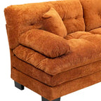 Gepolstertes 3-Sitzer-Sofa mit zweilagiger Memory-Foam-Polsterung