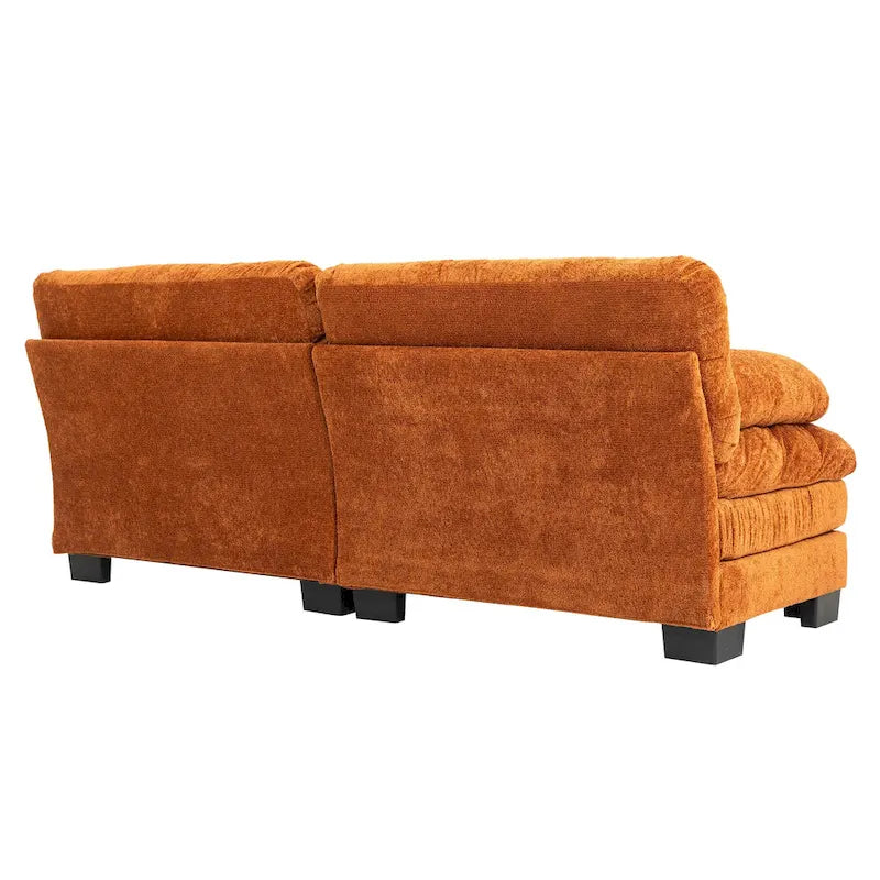 Gepolstertes 3-Sitzer-Sofa mit zweilagiger Memory-Foam-Polsterung