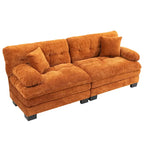 Gepolstertes 3-Sitzer-Sofa mit zweilagiger Memory-Foam-Polsterung
