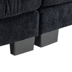 Gepolstertes 3-Sitzer-Sofa mit zweilagiger Memory-Foam-Polsterung