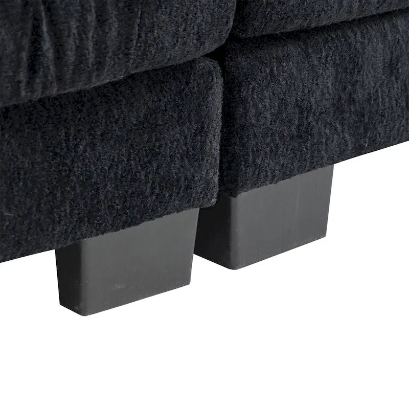 Gepolstertes 3-Sitzer-Sofa mit zweilagiger Memory-Foam-Polsterung