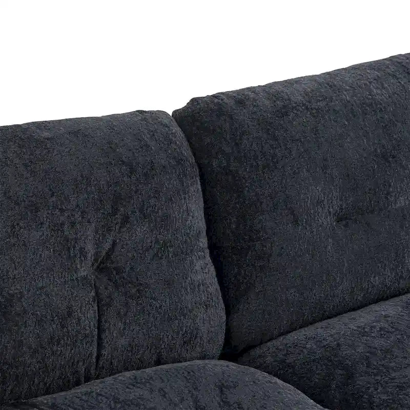 Gepolstertes 3-Sitzer-Sofa mit zweilagiger Memory-Foam-Polsterung