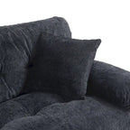 Gepolstertes 3-Sitzer-Sofa mit zweilagiger Memory-Foam-Polsterung