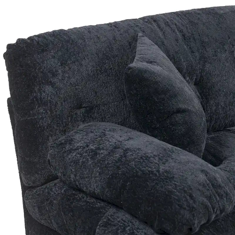 Gepolstertes 3-Sitzer-Sofa mit zweilagiger Memory-Foam-Polsterung
