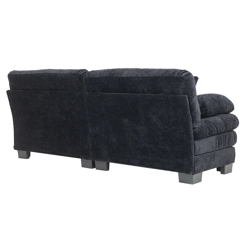 Gepolstertes 3-Sitzer-Sofa mit zweilagiger Memory-Foam-Polsterung