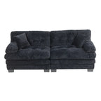 Gepolstertes 3-Sitzer-Sofa mit zweilagiger Memory-Foam-Polsterung