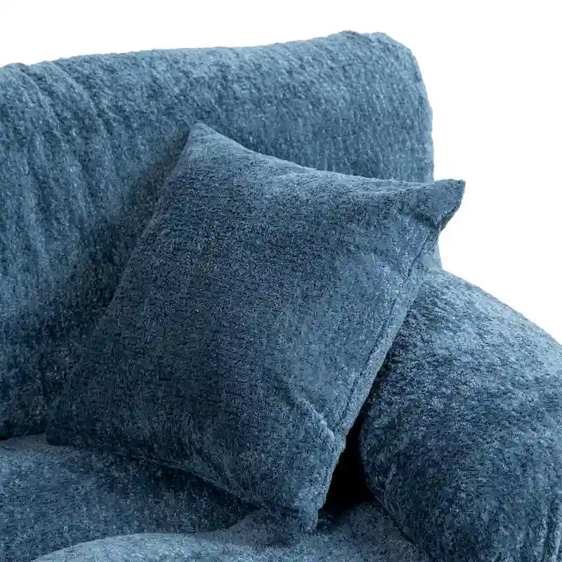 Gepolstertes 3-Sitzer-Sofa mit zweilagiger Memory-Foam-Polsterung