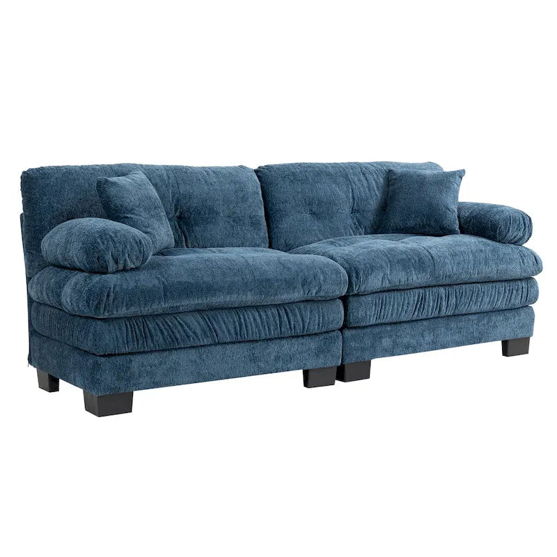 Gepolstertes 3-Sitzer-Sofa mit zweilagiger Memory-Foam-Polsterung