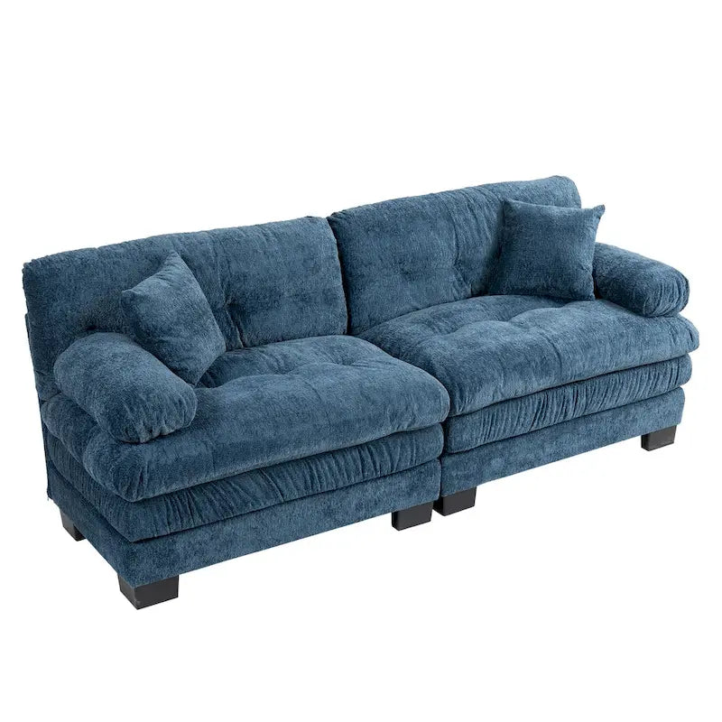 Gepolstertes 3-Sitzer-Sofa mit zweilagiger Memory-Foam-Polsterung