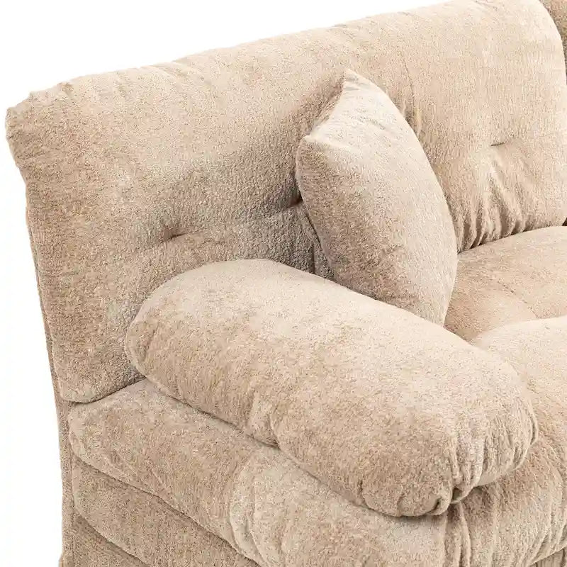 Gepolstertes 3-Sitzer-Sofa mit zweilagiger Memory-Foam-Polsterung