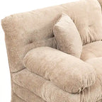 Gepolstertes 3-Sitzer-Sofa mit zweilagiger Memory-Foam-Polsterung