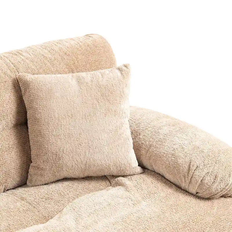 Gepolstertes 3-Sitzer-Sofa mit zweilagiger Memory-Foam-Polsterung