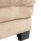 Gepolstertes 3-Sitzer-Sofa mit zweilagiger Memory-Foam-Polsterung