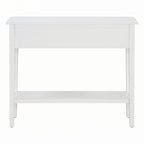 Table d’entrée avec 2 tiroirs (blanc)