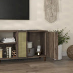 Mobile TV Mid-Century moderno da 70 pollici con cassetto