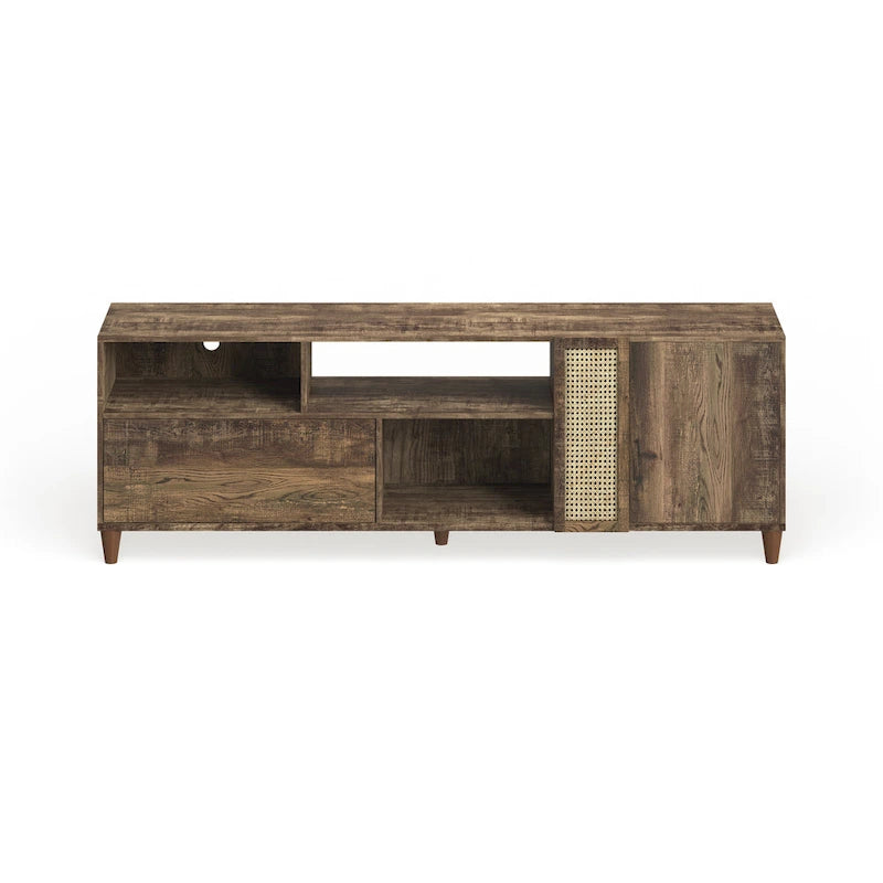 Mobile TV Mid-Century moderno da 70 pollici con cassetto