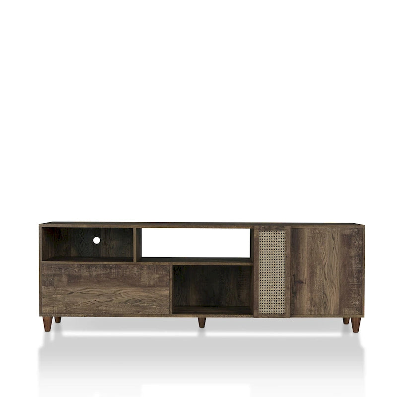 Mobile TV Mid-Century moderno da 70 pollici con cassetto