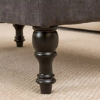 Pouf in tessuto trapuntato