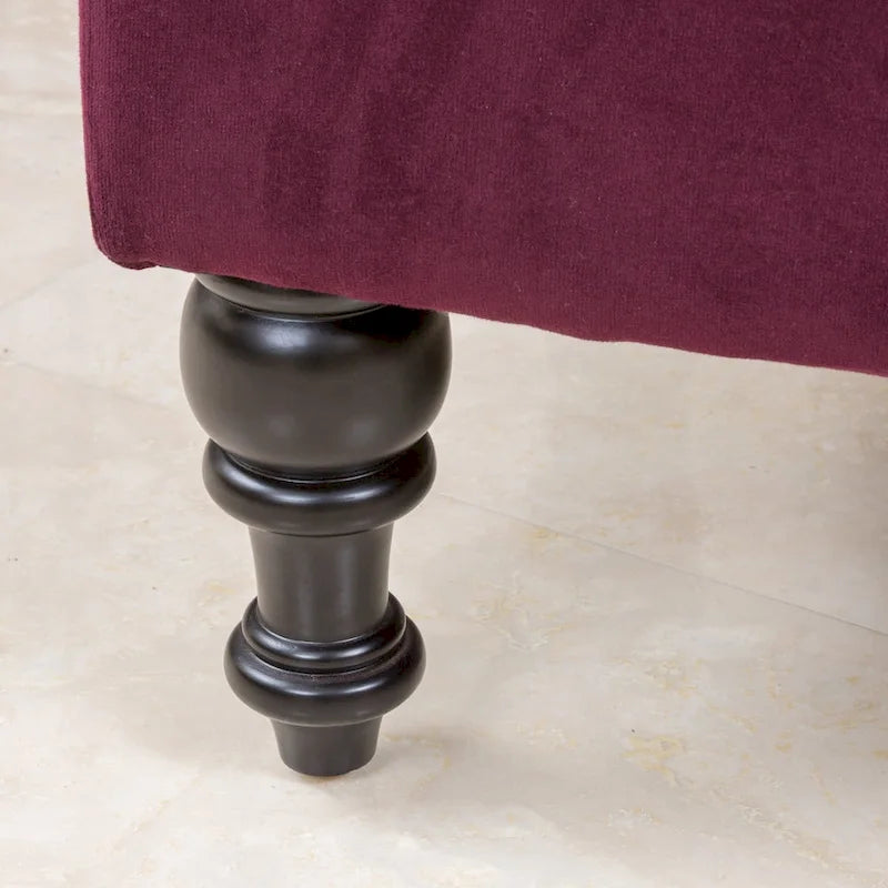 Pouf in tessuto trapuntato