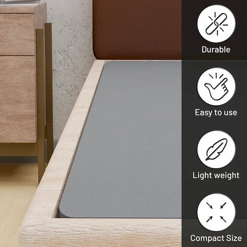 Pannello Bunkie diviso da 1.5 pollici per il supporto del materasso/letto - Completamente assemblato, comfort e supporto migliorati, grigio