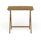 Folding TV Tray Table with Solid Hardwood