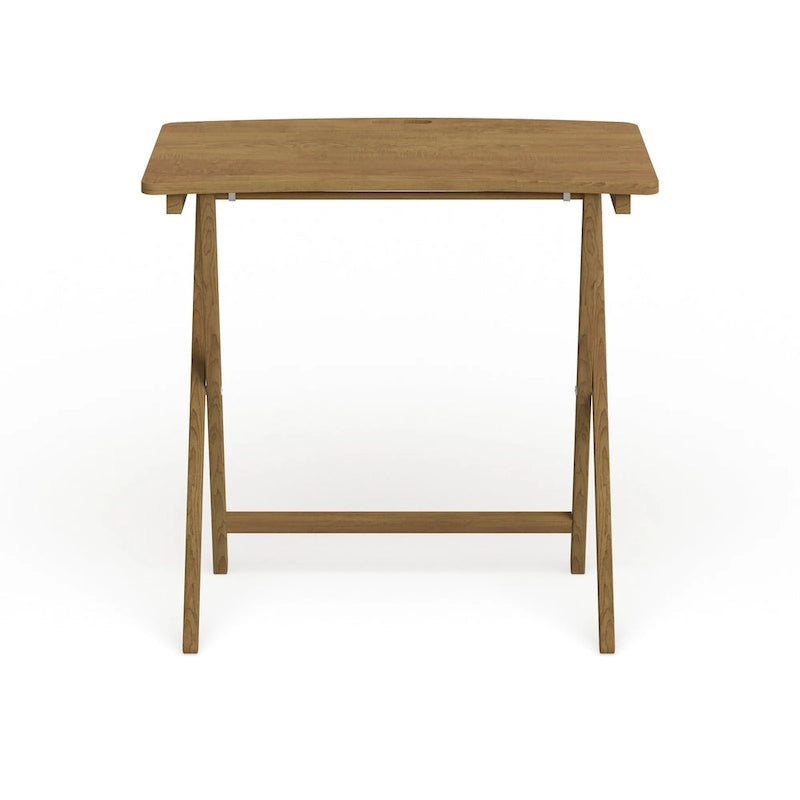 Folding TV Tray Table with Solid Hardwood