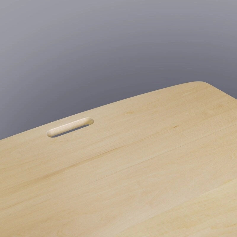 Folding TV Tray Table with Solid Hardwood