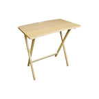 Folding TV Tray Table with Solid Hardwood