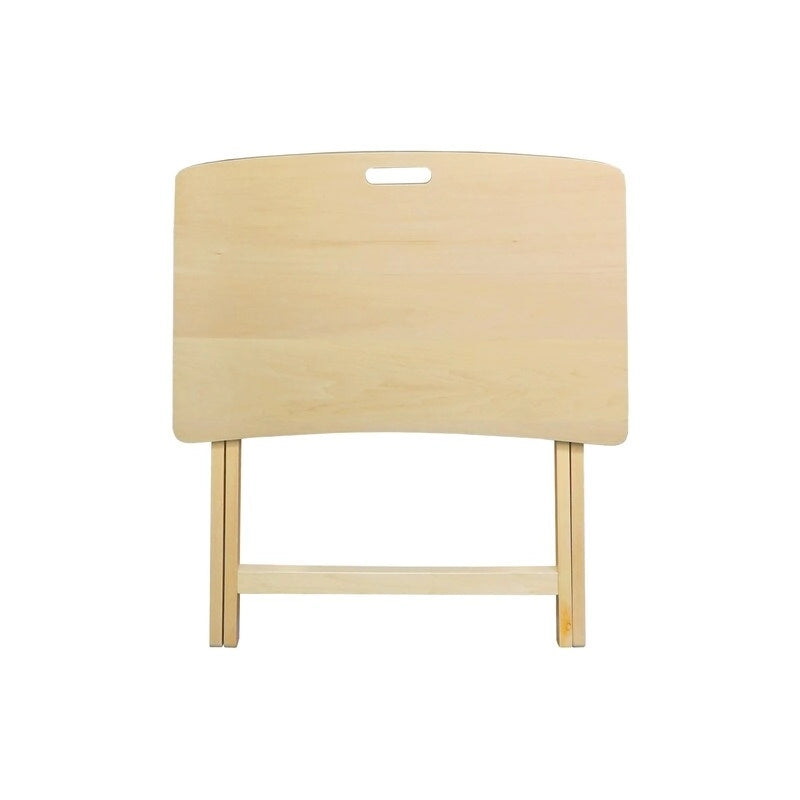 Folding TV Tray Table with Solid Hardwood