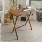 Folding TV Tray Table with Solid Hardwood