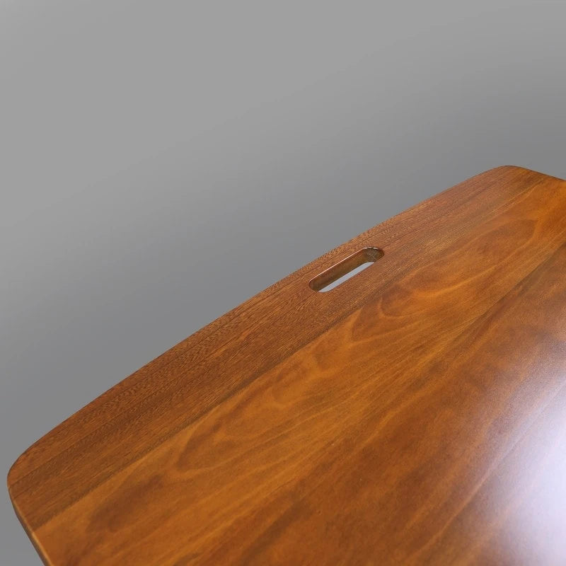 Folding TV Tray Table with Solid Hardwood