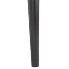 Braun-schwarzer Esszimmerstuhl mit Armlehnen - 22.3 x 23.3 x 31.5 - 22W x 23D x 32H
